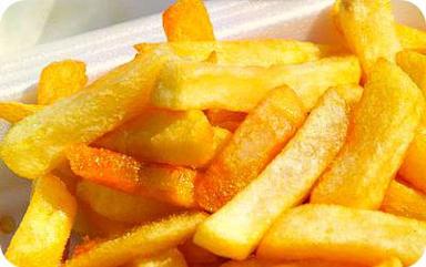 Irish potato chips (half plate)